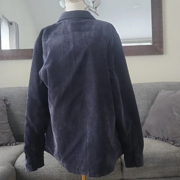 Navy Mens Corduroy Jacket size LARGE - Picture 7 of 15